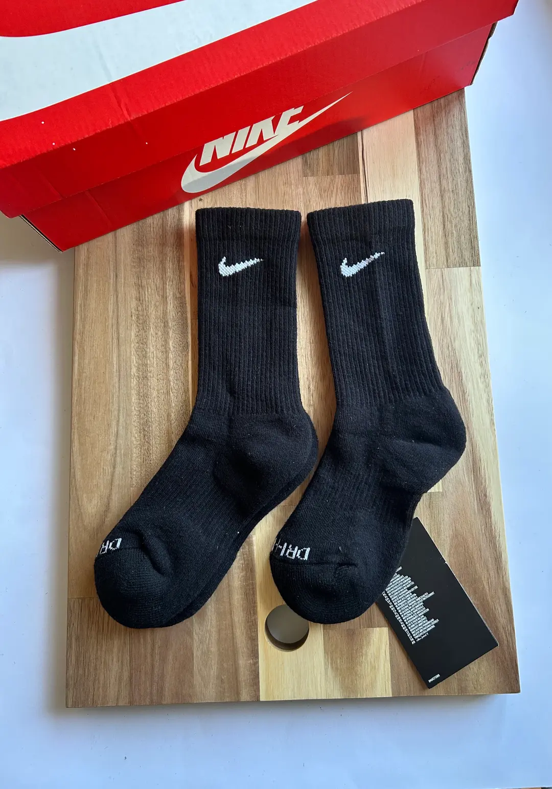 Nike everyday cushioned crew Small socks 2-5 uk men woman kids teens gift present Christmas 