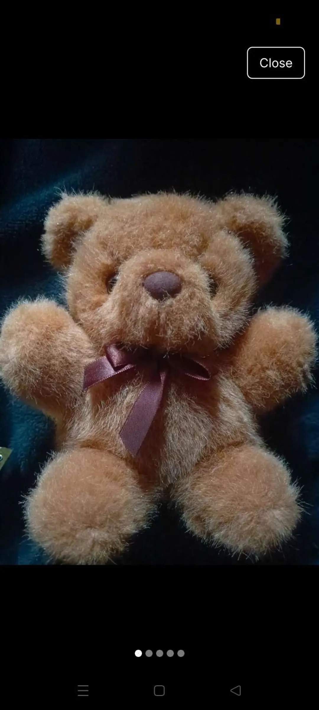 vintage teddy bear from the brand Metro Soft Toys