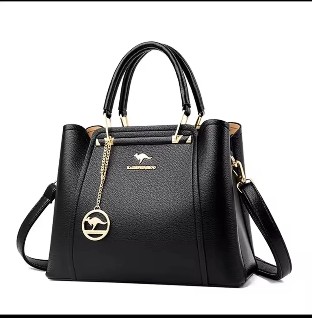 Luxury Leather Handbags for Women's Wine red