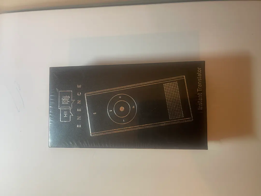 Muama Enence Instant Two-Way Personal Language Translator Device – Portable Smart Voice Translation Assistant for 40+ Languages (Silver) 