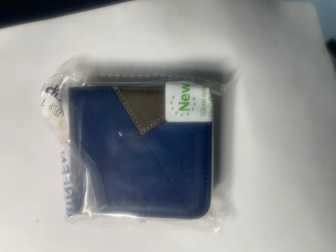 For Samsung Galaxy Z Flip7 Rhombus Texture PU + PC Shockproof Phone Case(Blue)