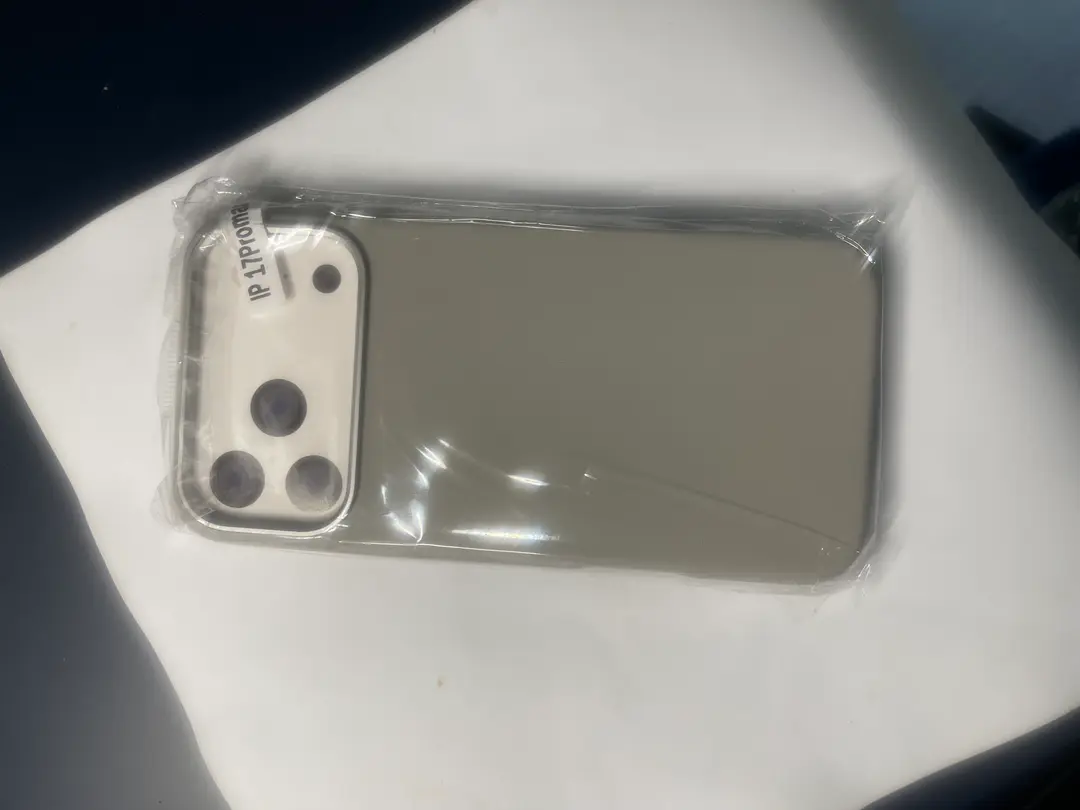 For iPhone 17 Pro Max Electroplated Metal Button MagSafe Magnetic Phone Case (White)