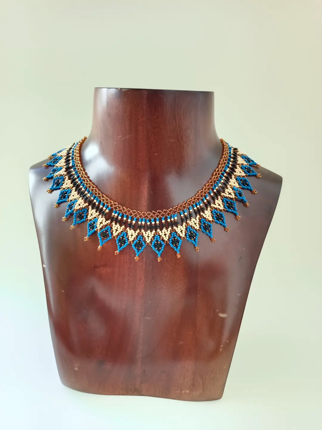 Collier Perles de Rocailles Fait Main Ethnique | Idée Cadeau Noël | Bijou Artisanal Traditionnel