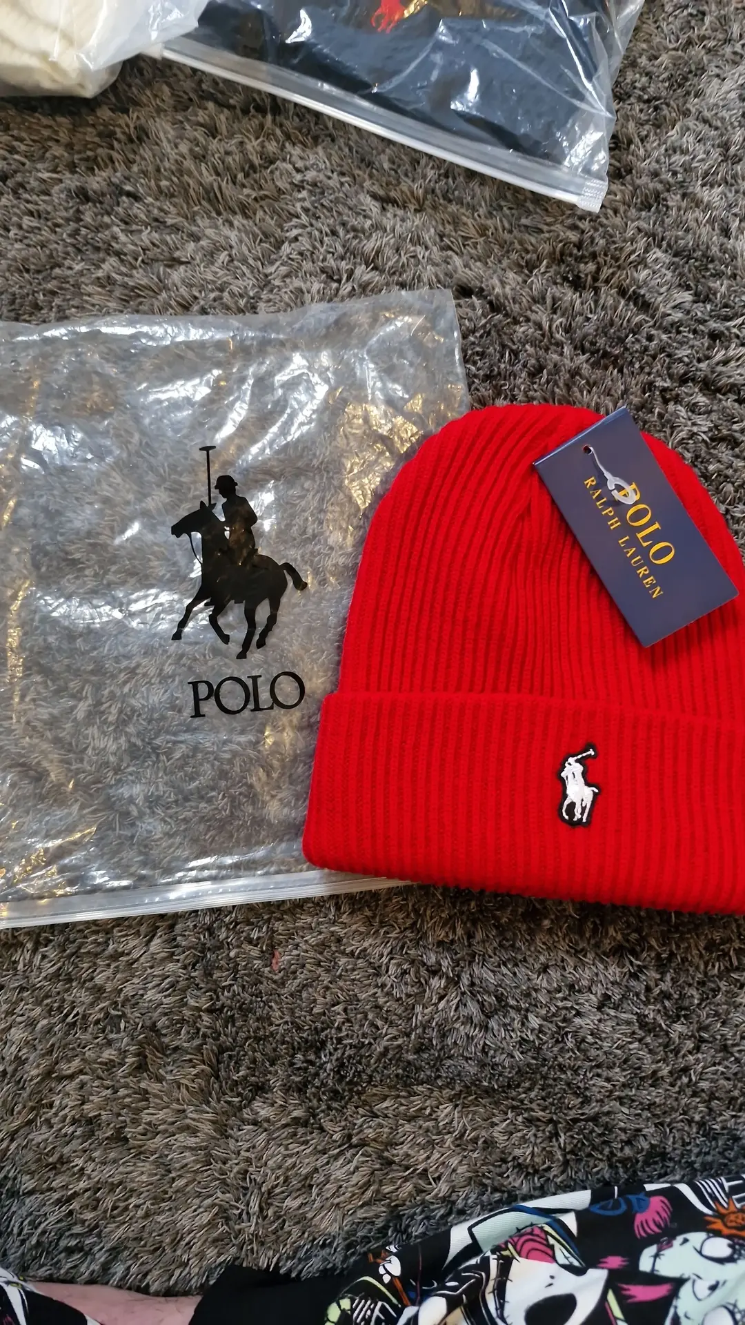 Red ralpb lauren hat 