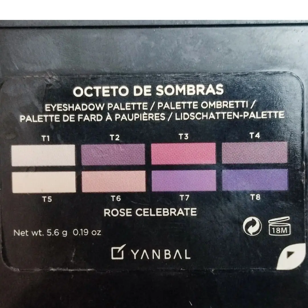 Yanbal Octeto de Sombras Palette con 8 colori