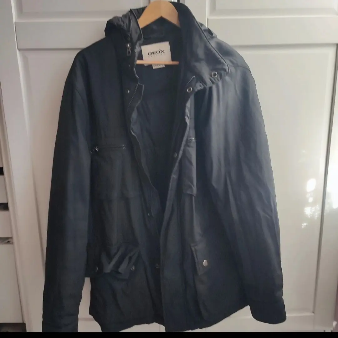 Giaccone Geox di colore nero, taglia XL