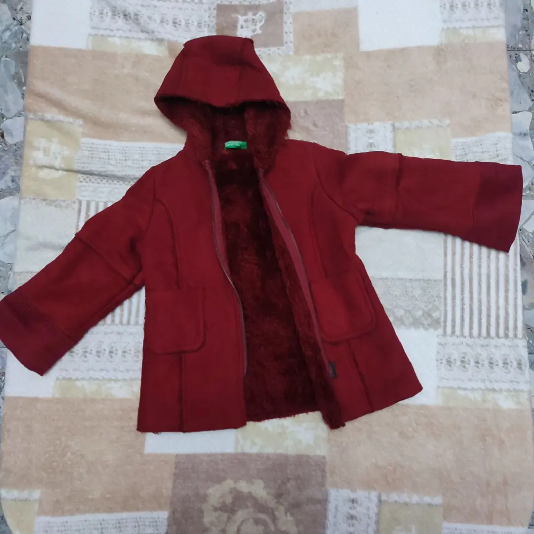 Cappottino rosso per bambina 