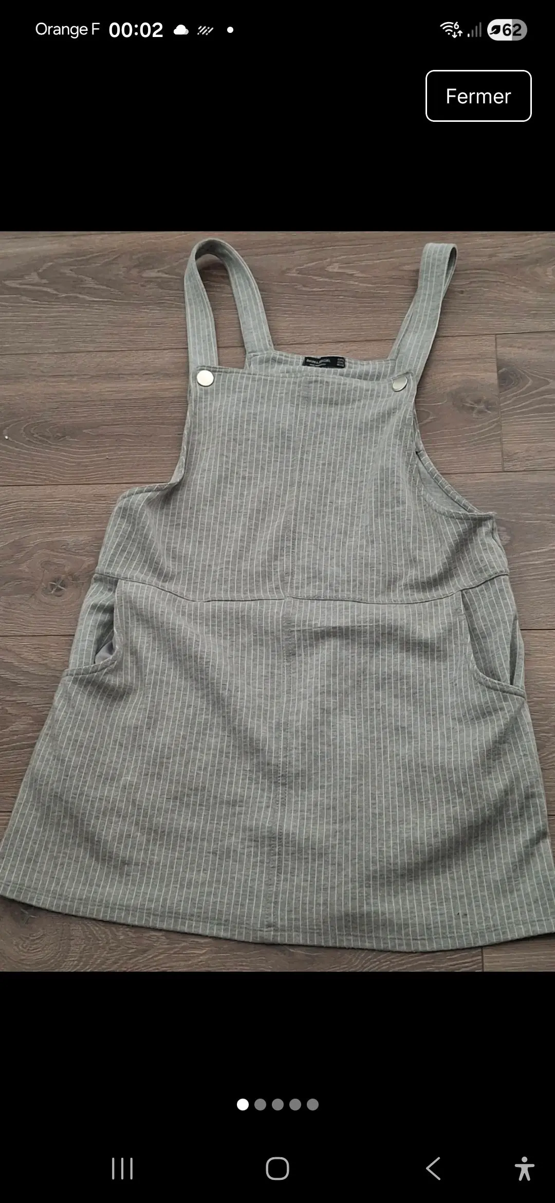 Robe salopette Bershka 14 ans